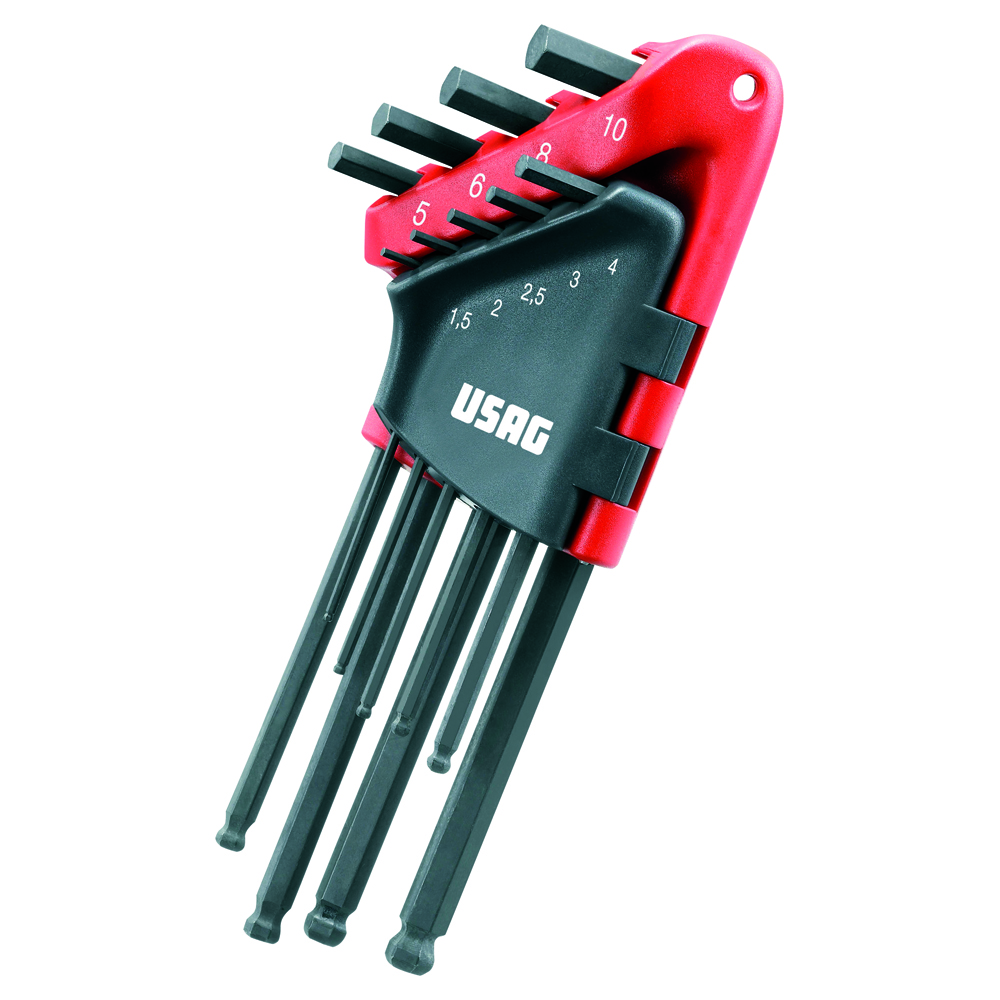 6-kantschlüssel-Satz U280LTS 1,5-10mm 9-teilig,lange Ausführung