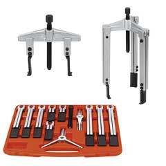 2+3-Arm-Abzieher-Satz,mit Umkehrhaken 100/200/250mm für innen und außen