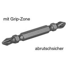 Philips-Doppel-GRIP-Bit PH 2+2 65mm lang Antirutsch-Gripkrallzone