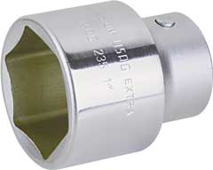 6-Kant-Stecknuss U235 1" 65mm Vanadium- USAG-Extra,geschmiedet,verchromt