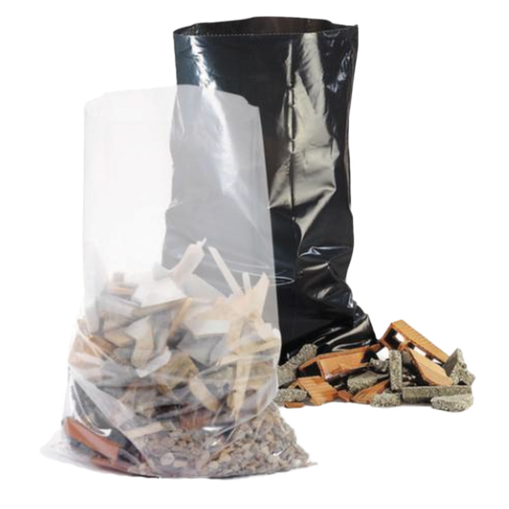 10 Stk.Bauschuttsack 500x900mm,170my transparent,LDPE