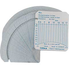 100 Diagrammblätter für Otto-Motoren zu Kompressionsdruck-Schreiber