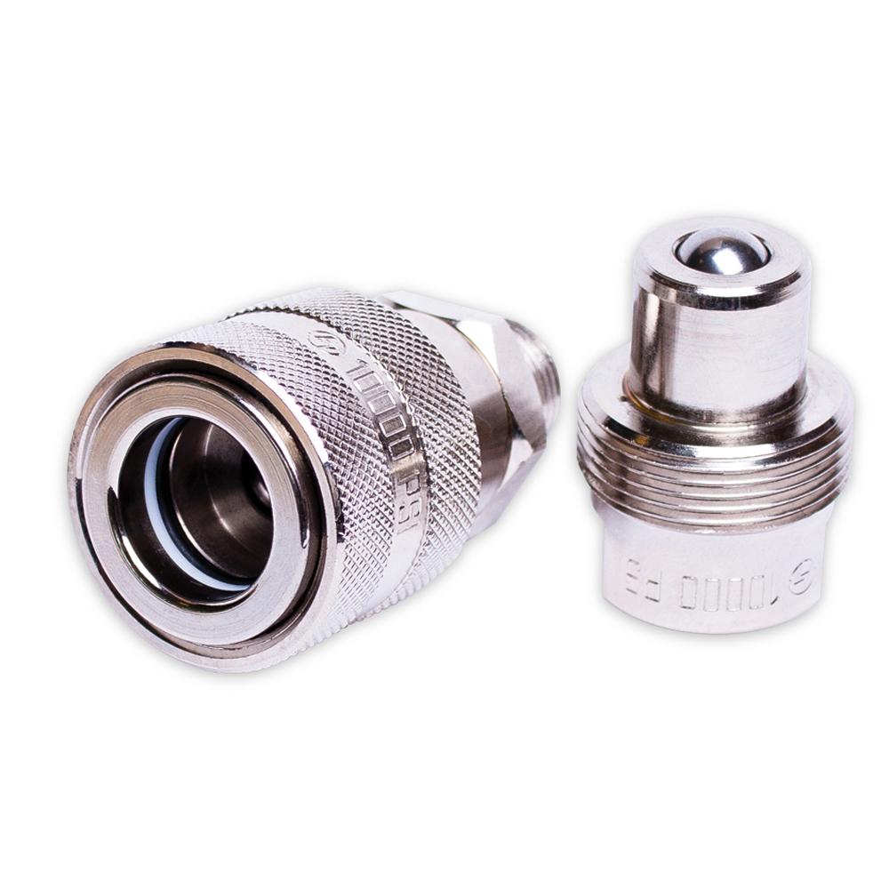 Kuppl. Satz 3/8" NPTF männlich+weiblich