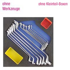 Ordnungsmodul Universal+Kleinteile leer BxT 330x345mm schwarz/blau