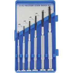 Uhrmacher-Schraubenzieher-Satz,6-teilig Feinmechaniker und Uhrmacher,in Kassette