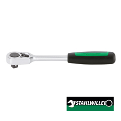 Knarre STAHLWILLE 1/4" Umschalthebel ergonomisch geformter Handgriff