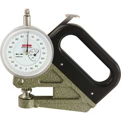 Folien-Messgerät 1mm 1/1000mm Ablesung 30mm Ausladung, 6,35mm Durchmesser