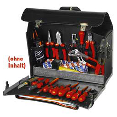 E-Lehrlingstasche 430x260x160mm Rindsleder, verstärkte Ausführung