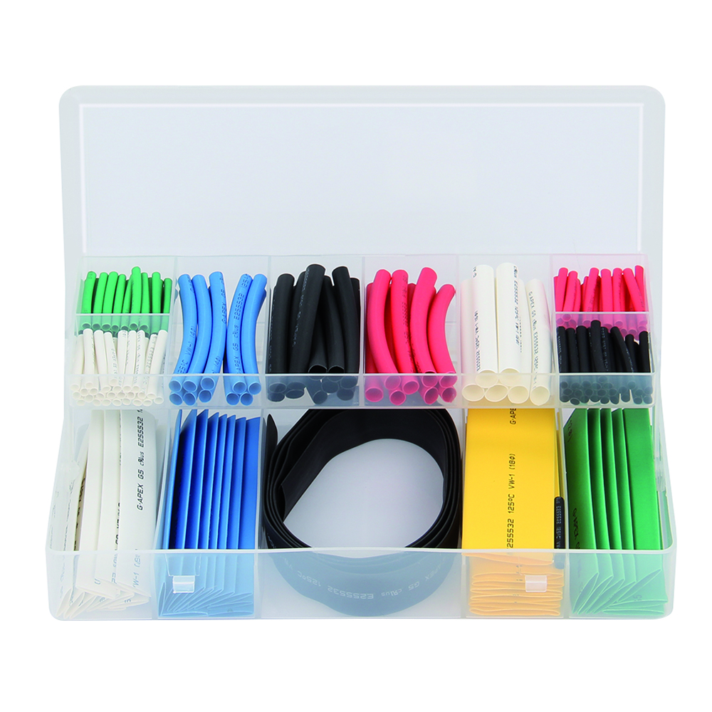 Schrumpfschlauch-Sortiment 171-teilig 2,0-18x30-100mm,farbsortiert,in Box