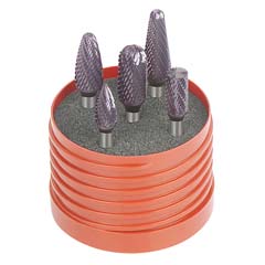 TiALN-Rotorfräsersatz 5-teilig,PREMIUM hitzeableitend,höchste Lebensdauer,Box