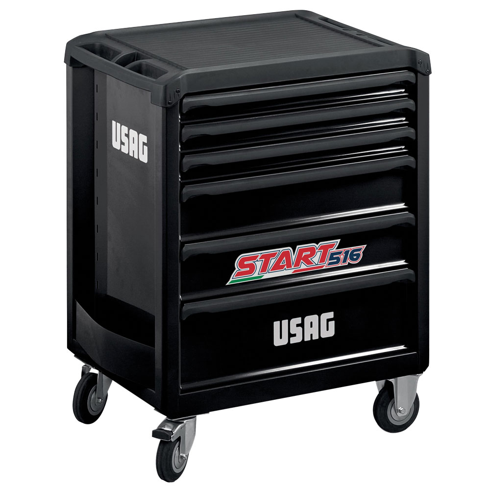 USAG Werkzeugwagen U516 SP6NV leer 6 Schubladen mit Zentralsperre