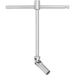 Zündkerzen-Magnet-Schlüssel 21mm,Kardan- gelenk,Chrom-Vanadium hochfest