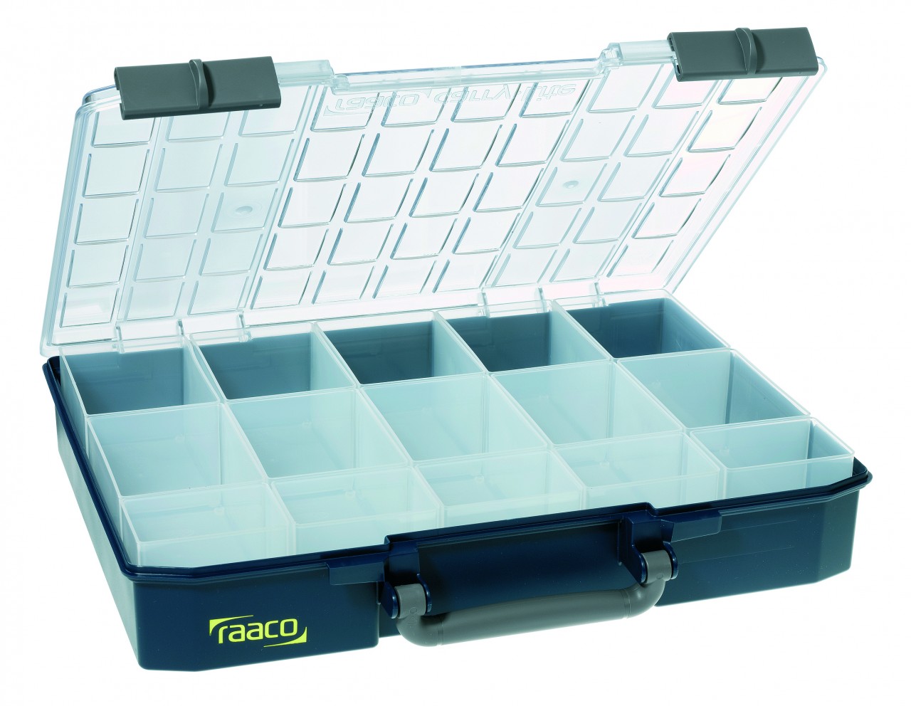 Service-Box 413x330x79mm mit 15 Einsatzkästchen,unzerbrechlich