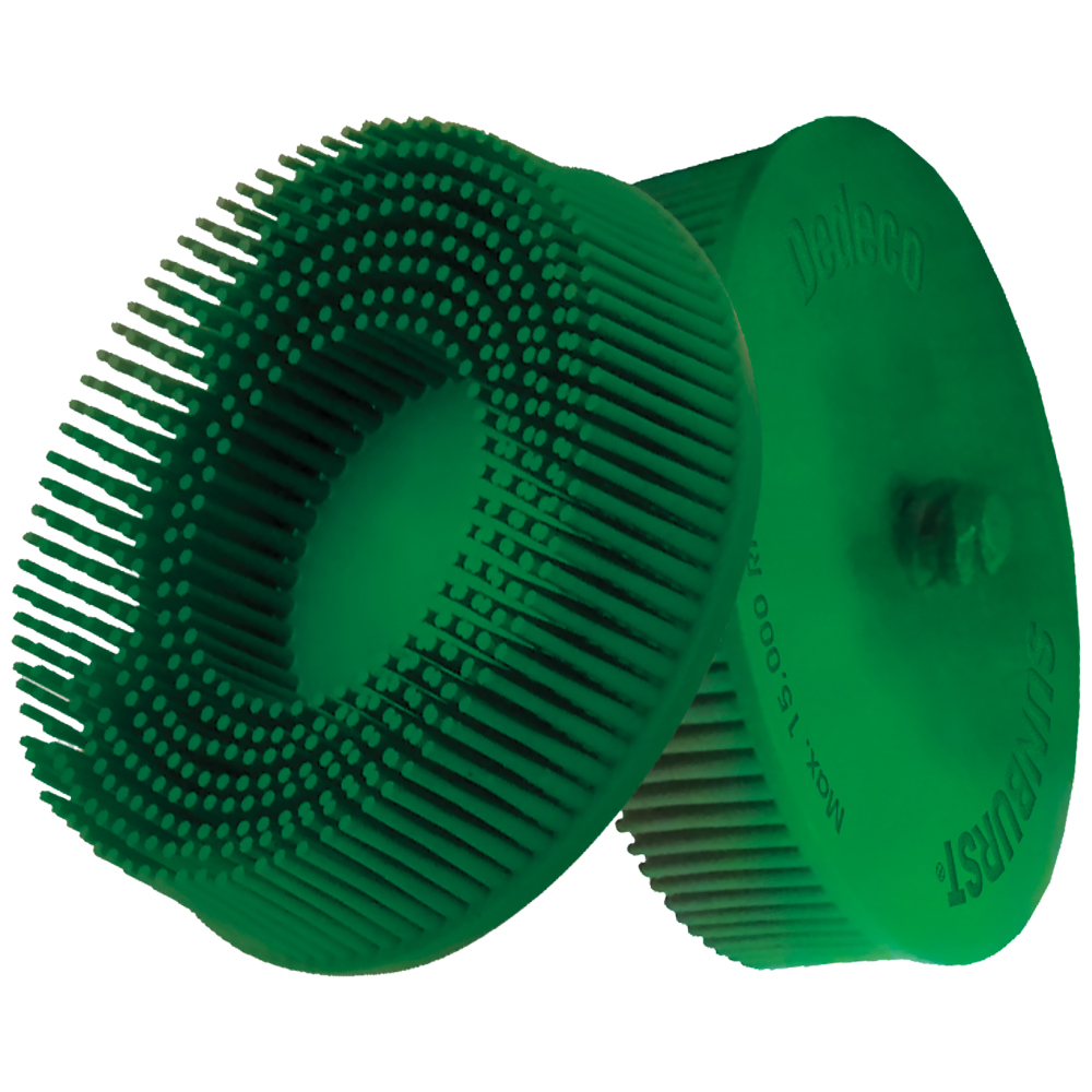 Inox-Schleifbürste 51mm K50 grün mit Schnellverschluss