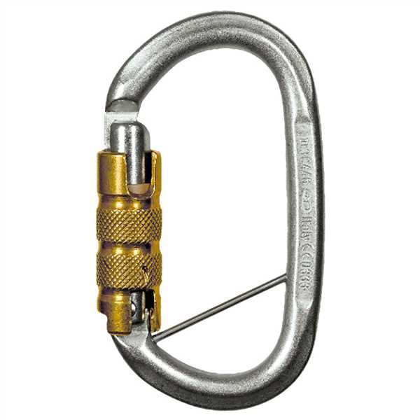 Karabiner Stahl Oval TL mit Splint Nr.: 7331916