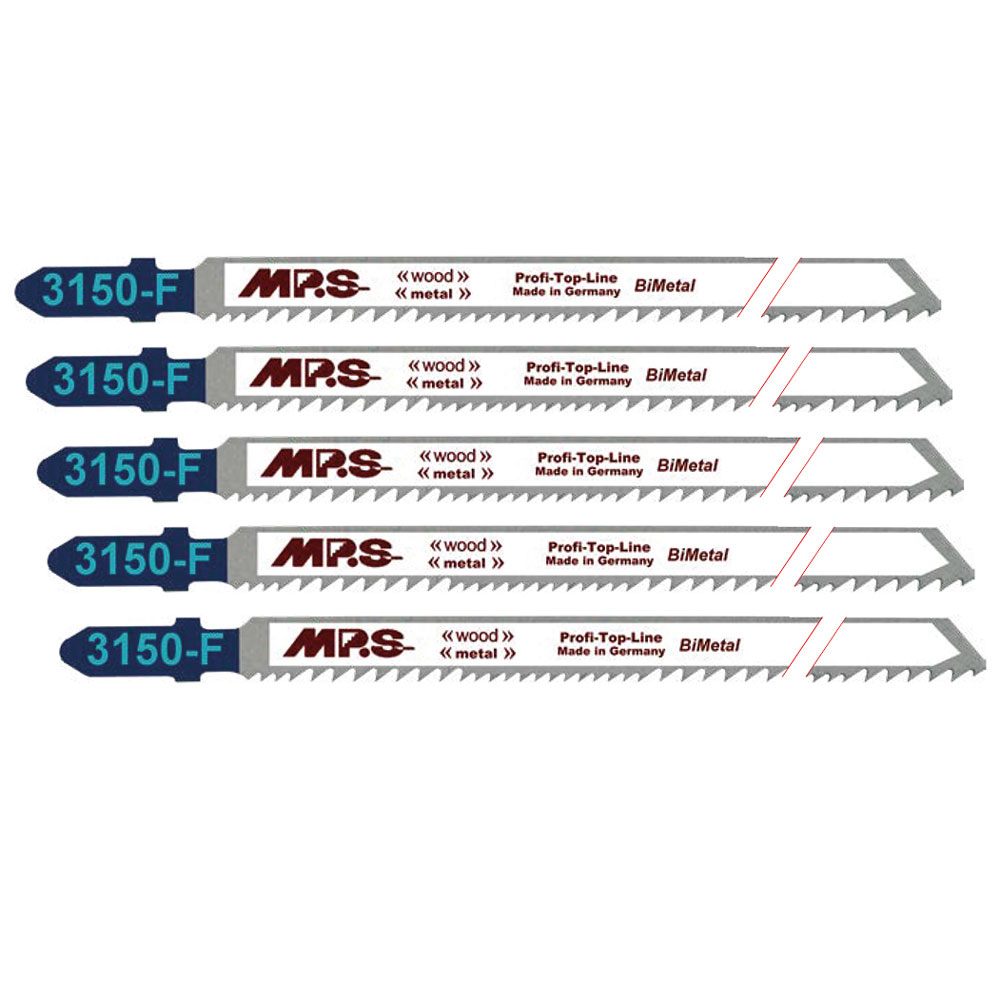 5 Stück Stichsägeblatt 132mm Bimetall Variozahn ZT=1,8-2,5mm