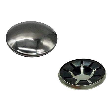 Radkappe für Achse Ø20mm Federstahl, verchromt