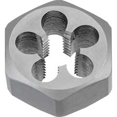 Schneideisen 6-Kant,M3x0,5,DIN 382,HSS für Gewinde nach Norm DIN 13