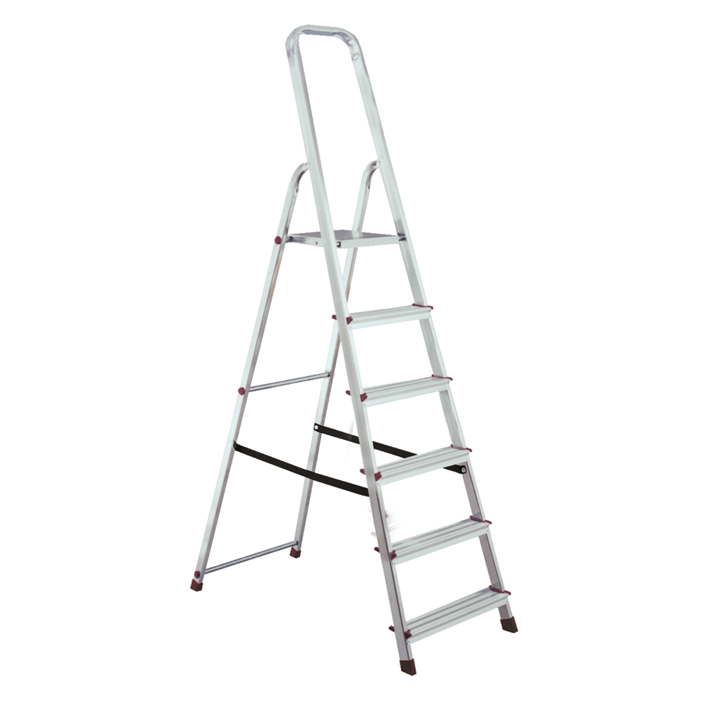 Plateau-Leiter,Plateau 1,22m Stahlblechplateau mit rutschfestem Belag