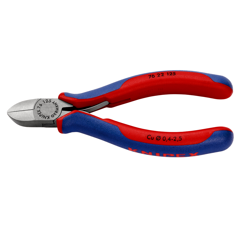 Seitenschneider 125 mm, Schneide ohne Facetten, für Elektromechaniker, poliert