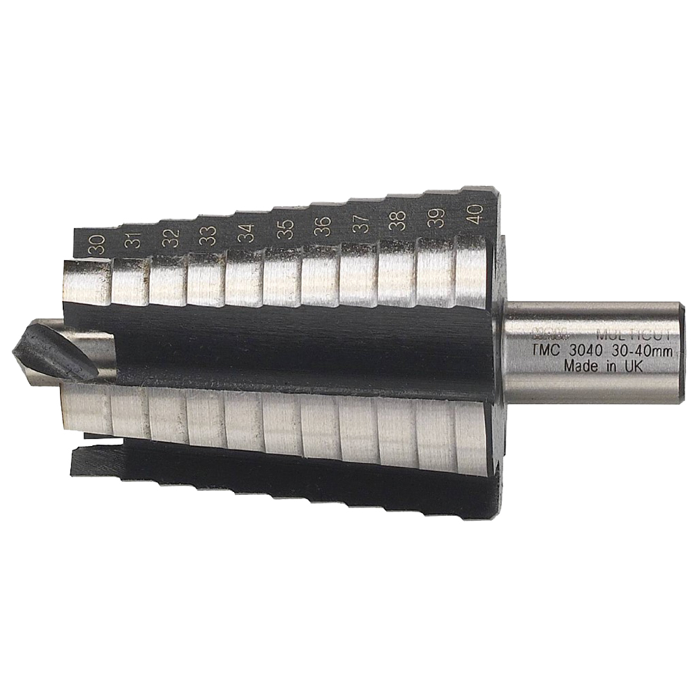 Multicut Stufen-Bohrer TMC3040 30-40mm 1mm-Stufen,aus Super-HSS