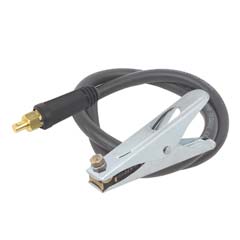 Massekabel und Erdklemme 3m/16mm²,für 9mm/25mm² Schweißkabel-Kupplung