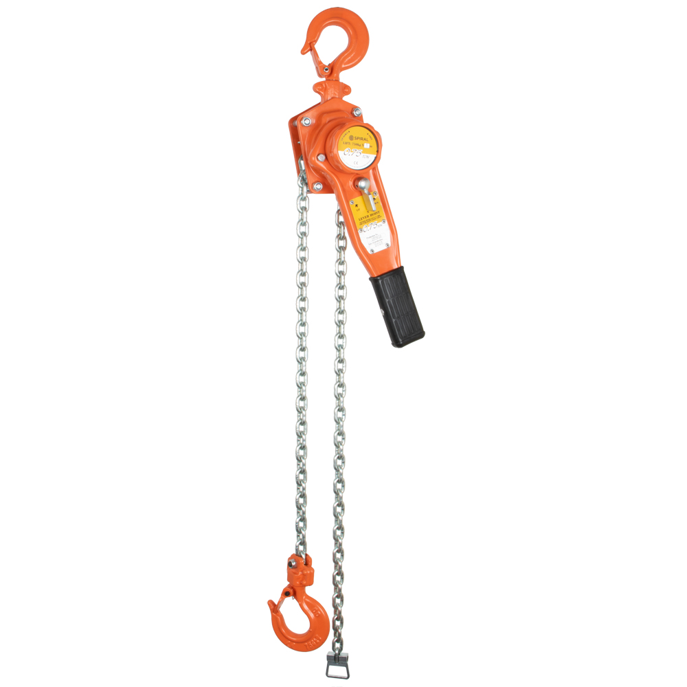 BULL-LEVER G2 Handhebelzug 750kg/3m hochfeste Lastkette 5,6x17 - verzinkt