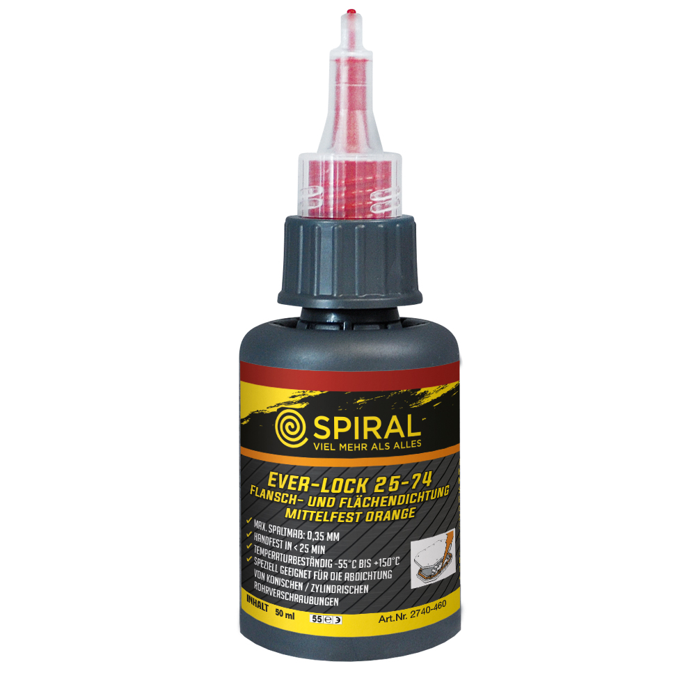 Ever-Lock NI 25-74,orange,50ml mittelfest,Flansch- und Flächendichtung