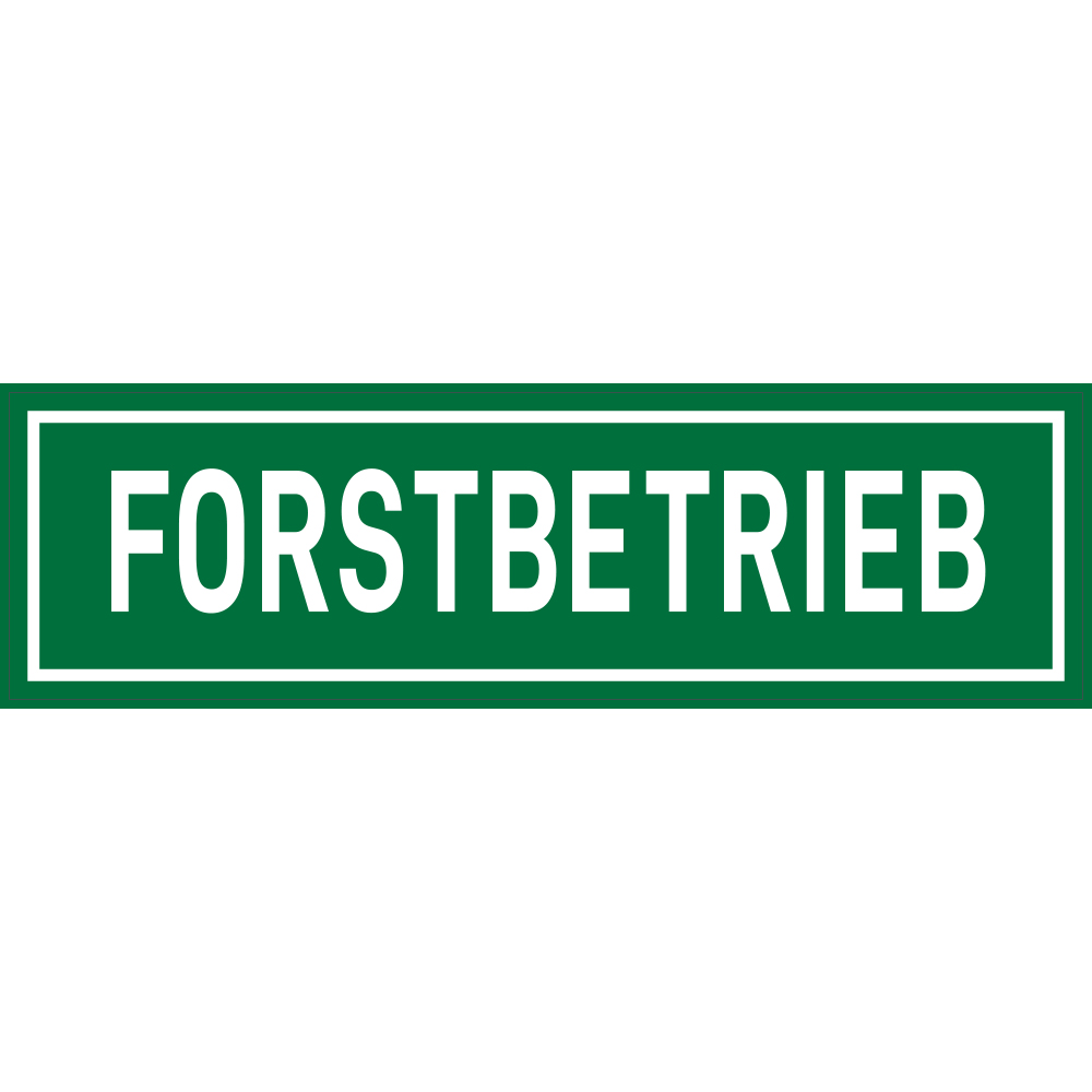Magnetschild "FORSTBETRIEB"