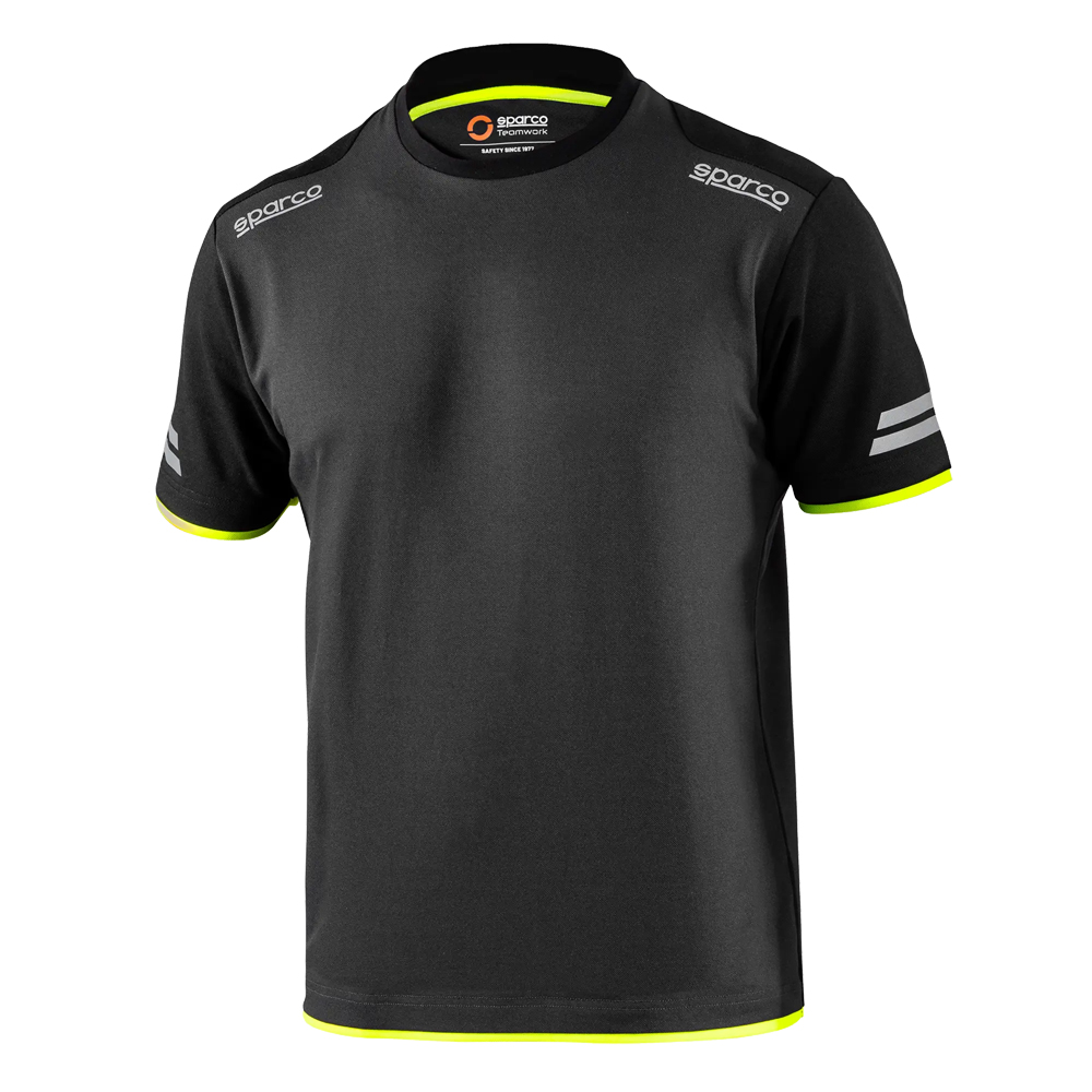 SPARCO T-Shirt Größe 3XL, grau/neongelb
