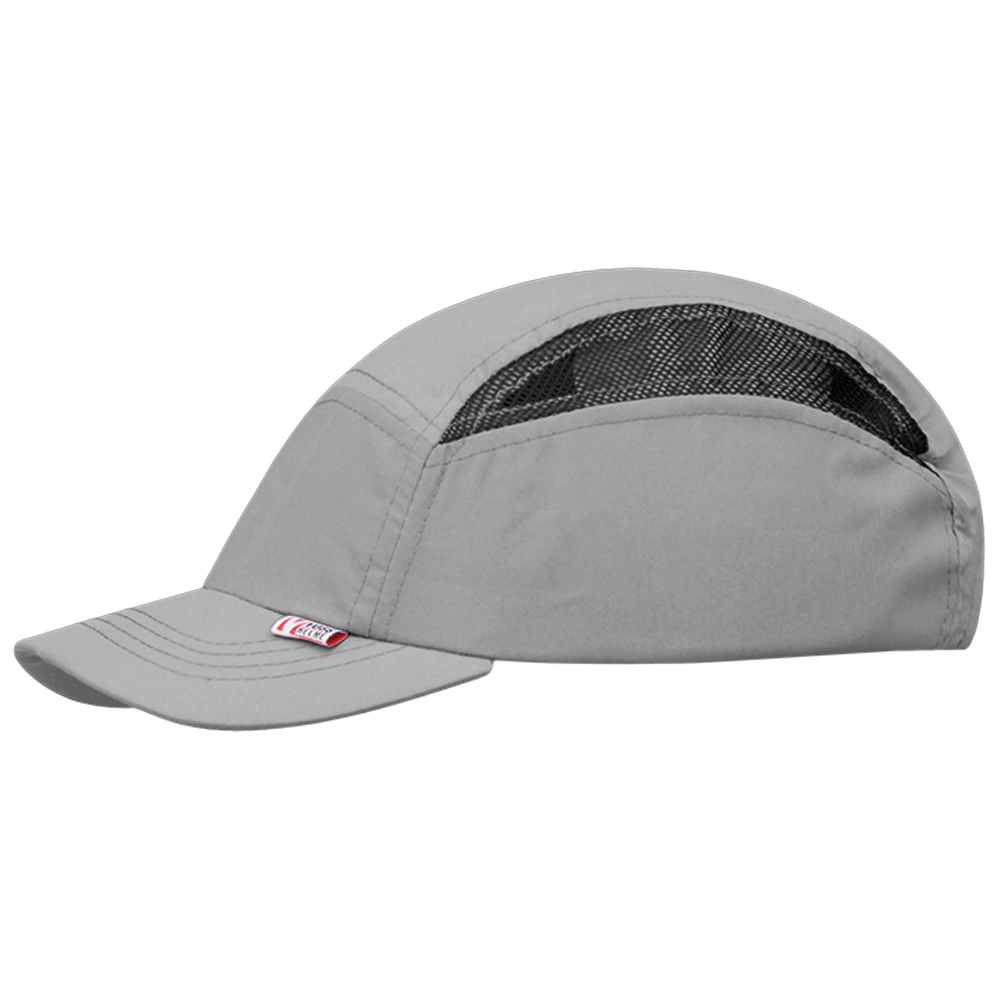 Anstoßkappe Modern, silbergrau, EN 812 ABS-Schale, Lüftungsöffnungen