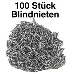 Flako.-Blindniete Alu/St.vz. A 4 x 6,5 VE=S VP=100