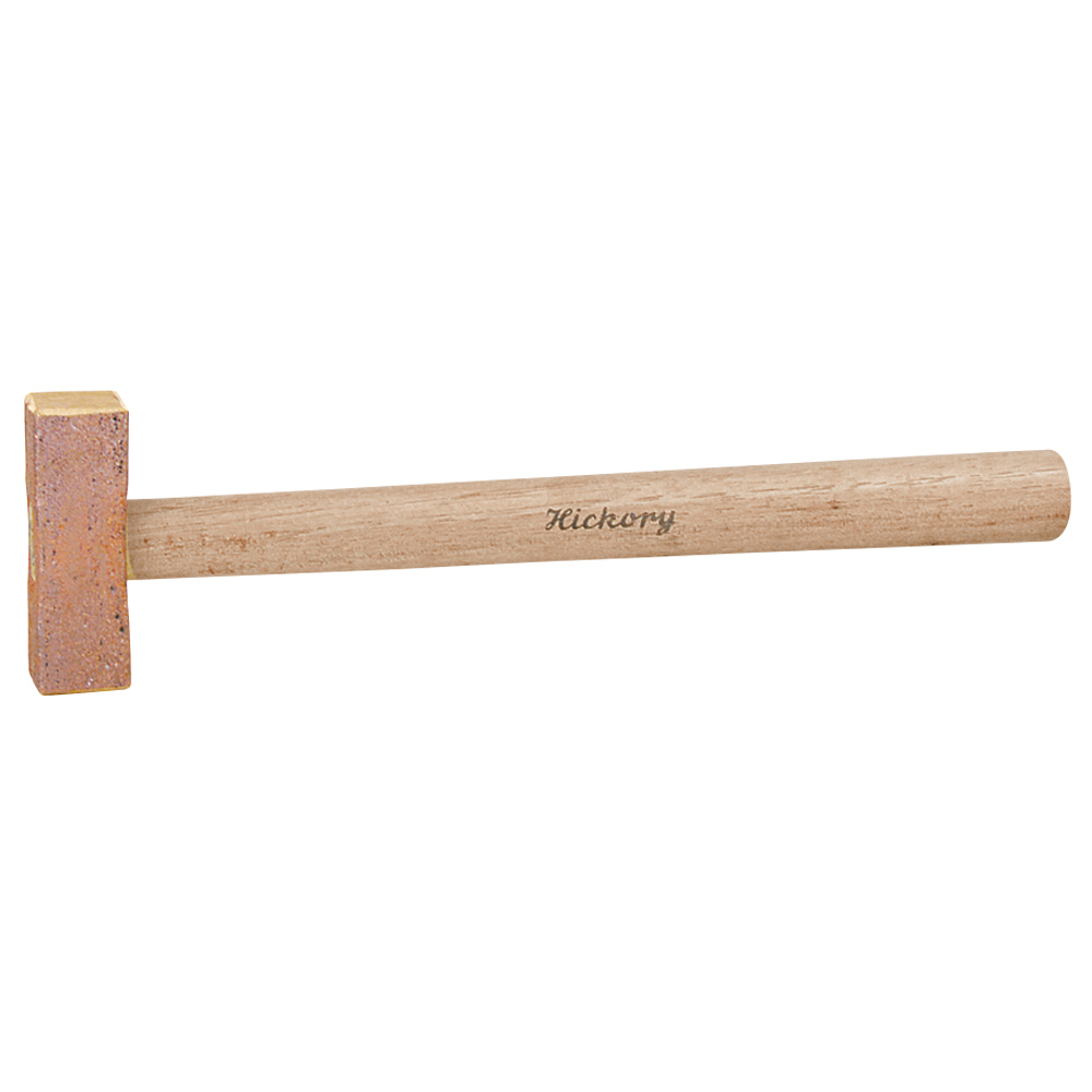 Kupferhammer 250g mit Hickorystiel Vierkantform