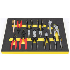 Schubladen-Werkzeugmodul Zangensatz PermaPor 495x330x35mm