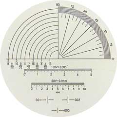 Messskala PEAK 12 zu PEAK Messlupe