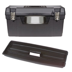 Kunststoff-Werkzeugkoffer 610x270x280mm Kleinteilefächer,Trageinsatz entnehmbar