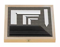 Messprüfsatz 5-teilig für Werkzeugmacher in Holzkassette