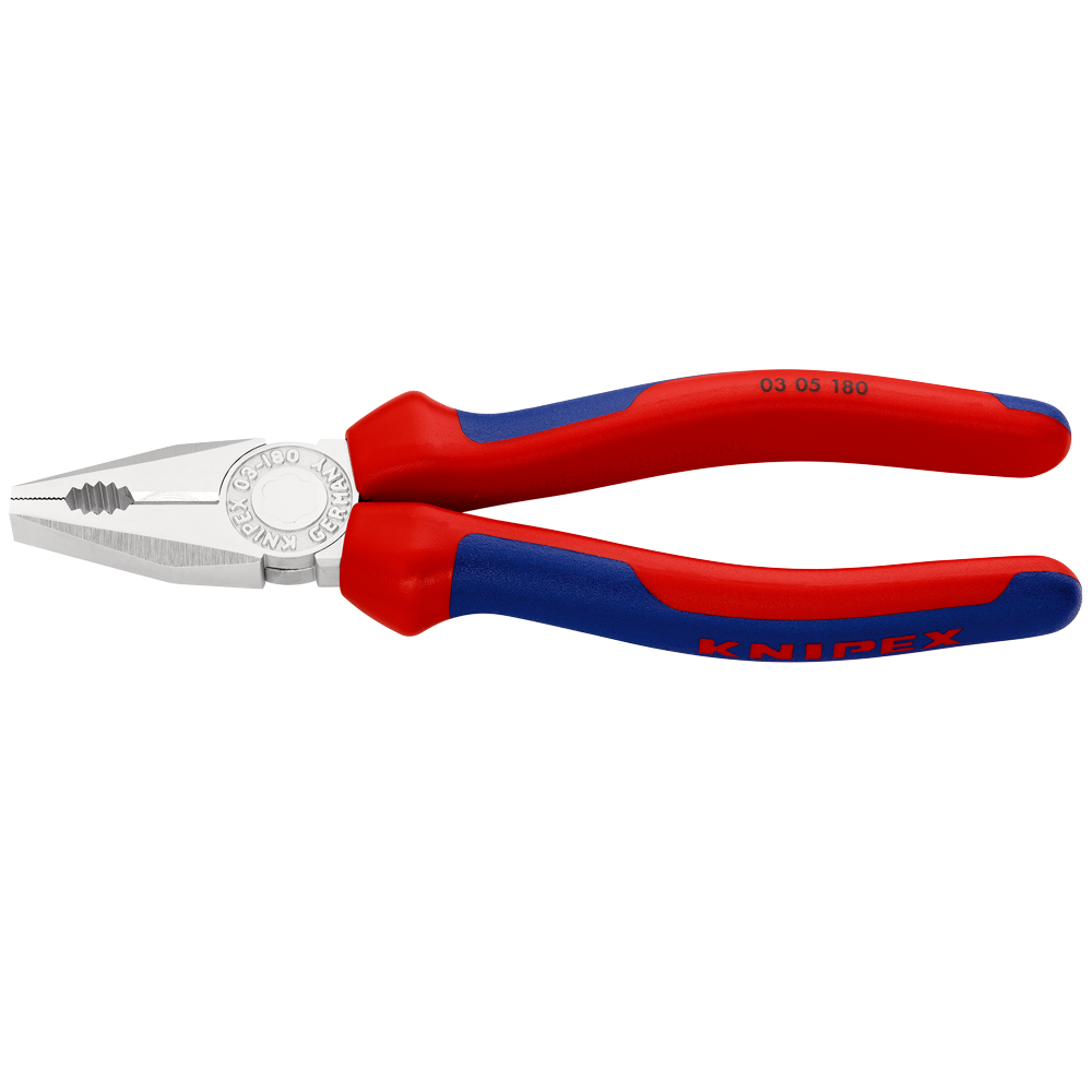 KNIPEX Kombizange 180 mm, MK Hülle verchromt