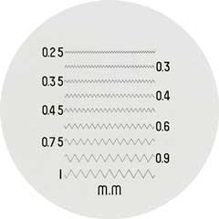 Messskala PEAK 10 zu PEAK Messlupe