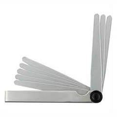 Fühlerlehre 8 Blätter 0,05-0,5mm Blattlänge 100mm