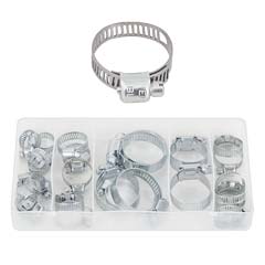 Schlauchklemmensortiment 26-teilig 16-40mm Ø,sortiert,verzinkt