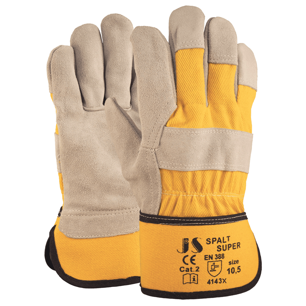 Spaltlederhandschuhe SUPER Gr.10,5 EN 388 Cat.II Rindspaltleder