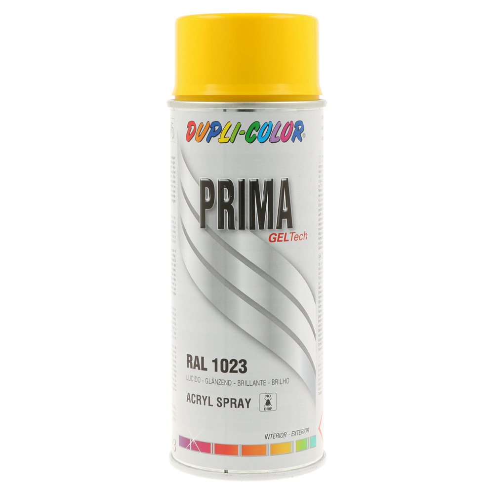 Lackspray glänzend verkehrsgelb 400ml RAL 1023 schnelltrocknend,abriebfest