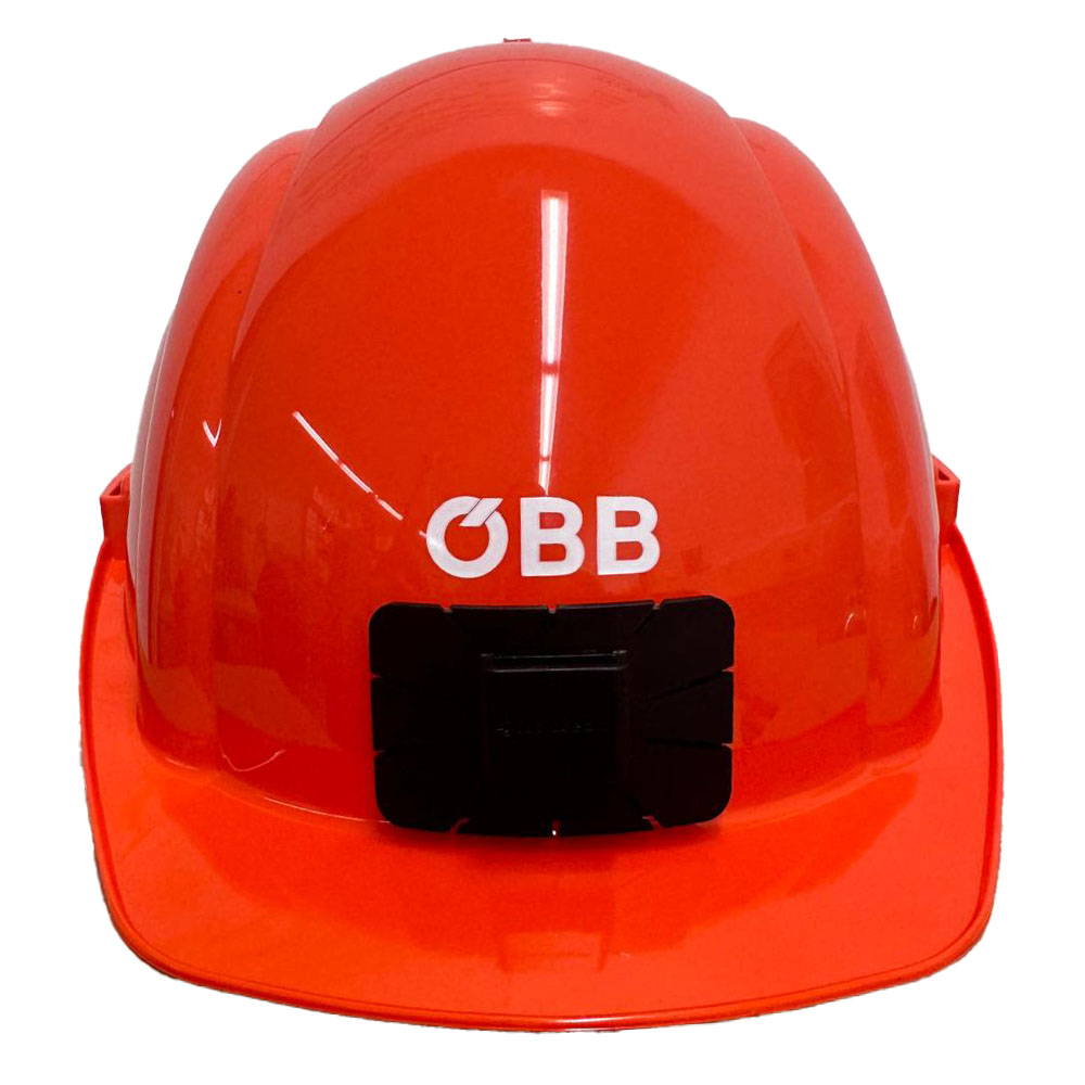 INAP Defender - ÖBB Modell, orange Logo weiß,Standardverschluss,Stirnplatte