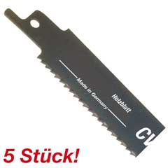 5 Stück Stichsägeblatt 150/ZT 2,5mm für Reciprosägen