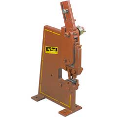 Handstanze 1BH5,6-12mm Ø,10mm Schaft 120mm Ausladung,mit 8mm Stempel