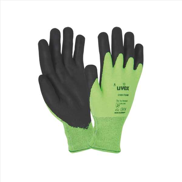 Schnittschutzhandschuh C500 Gr.8 EN388 4.X.4.2.C CE Cat.II Bambus-Viskose