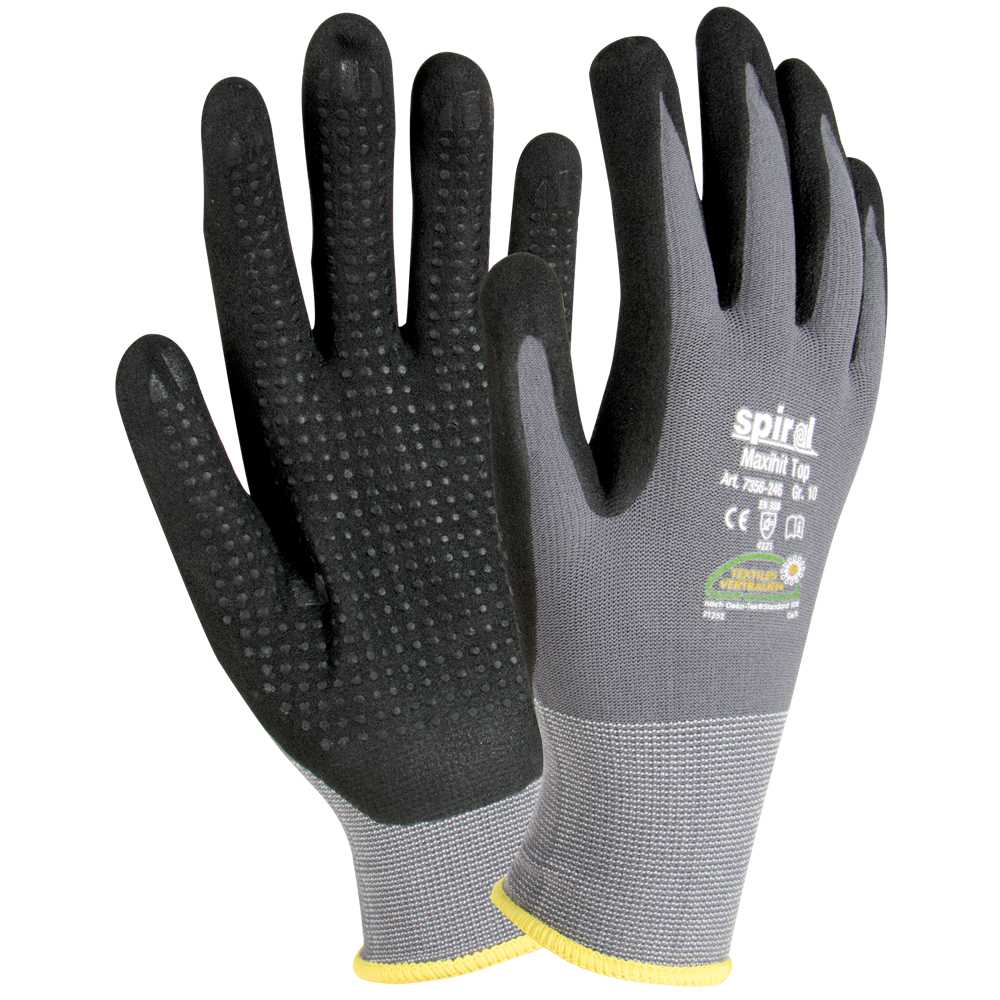 Montagehandschuh Spiral MaxiHit Top Gr.9 EN 388 4.1.3.1.X. CE Cat.II, ÖkoTex 100