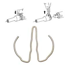 Befestigungsfeder bis 30mm Ø für 1/2" Schlagnüsse SW14-36mm