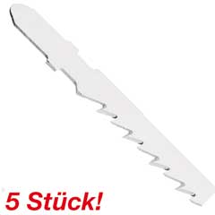 5 Stück Stichsägeblatt U3104F,100mm ZT 4 für Spanplatten 6-60mm